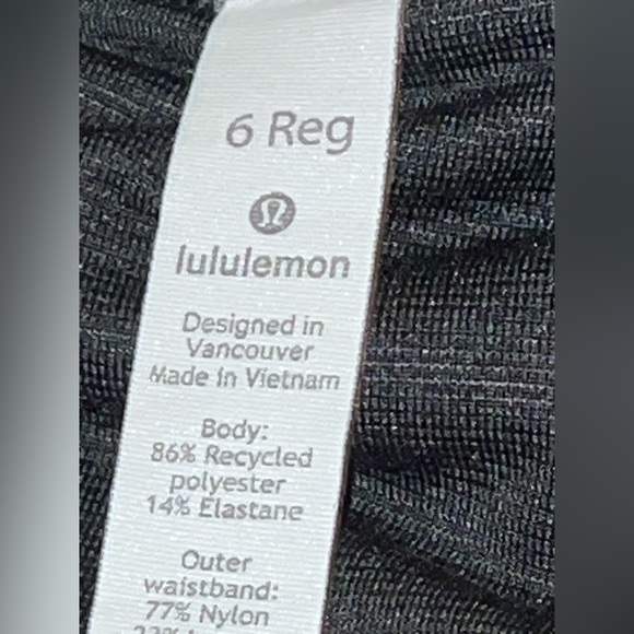 Lululemon Speed Up Short size 6 with a 2.5" inseam Heather Lux Multi Black - Picture 10 of 12